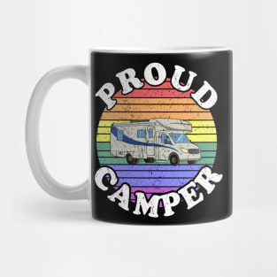 Retro LGBT Proud Camper RV’ing Mug